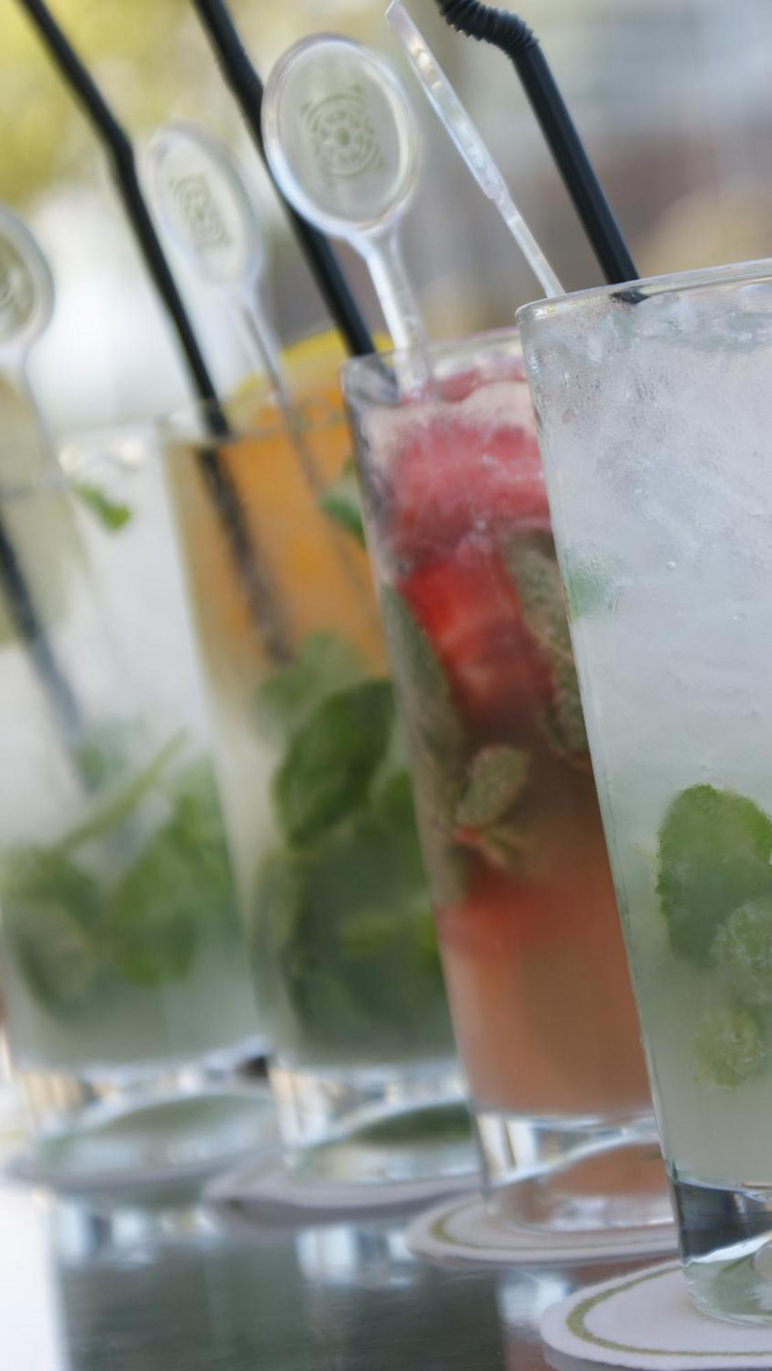Plaza El Bosque Ebro Hotel Santiago Kültér fotó A strawberry and mint flavoured Italian soda